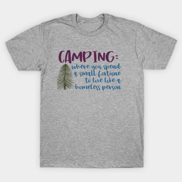 Camping T-Shirt by shemazingdesigns